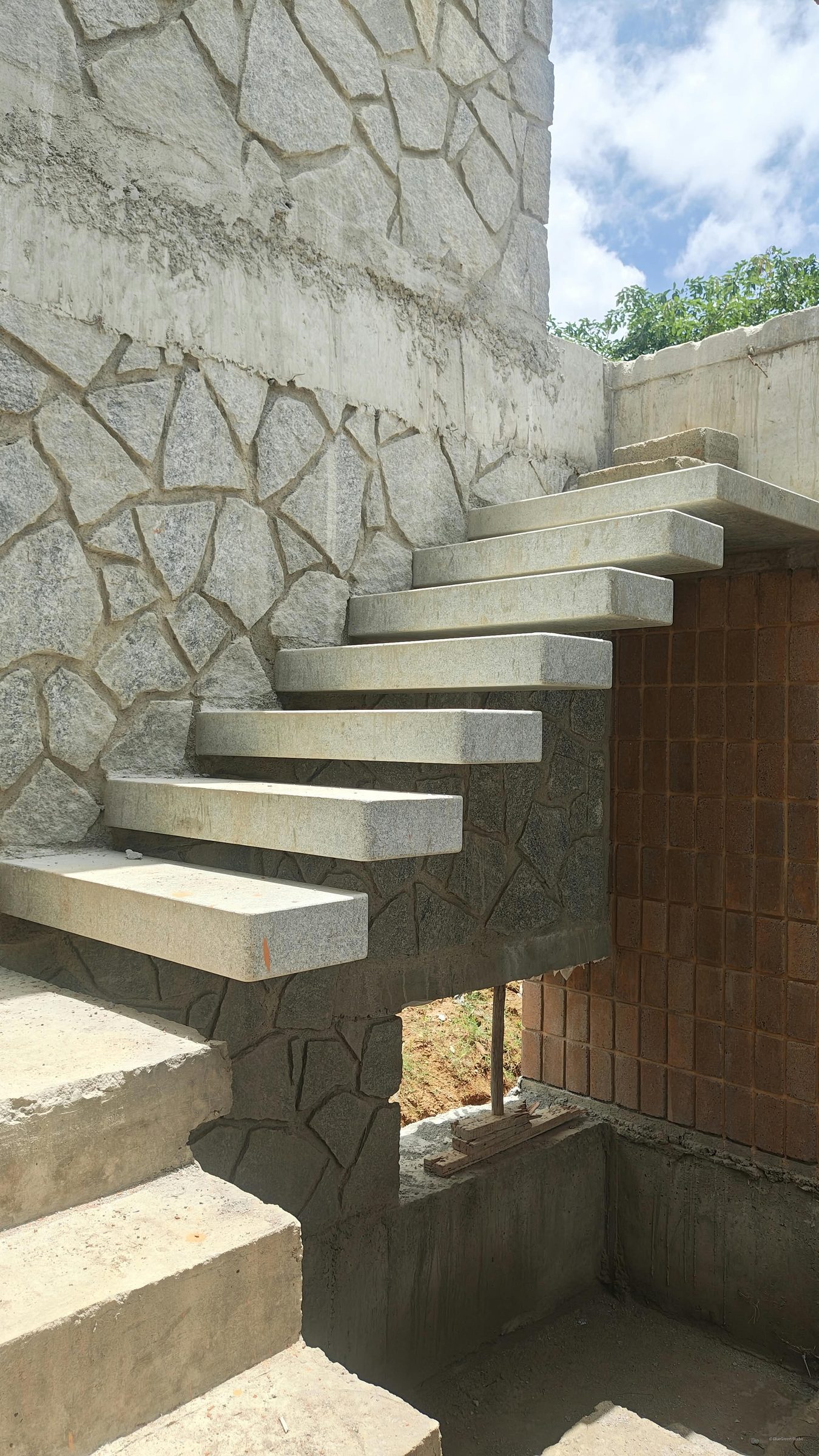 Stone_Hedge — Residential in Bengaluru by Blue Green Studio (1)